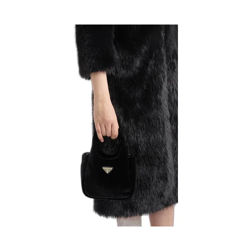 Padded Velvet Mini Handbag