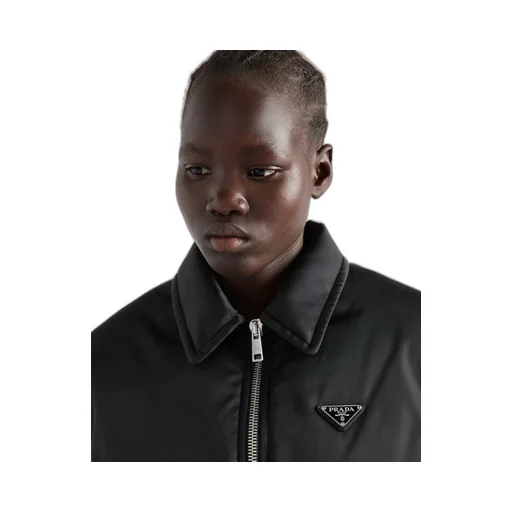 Re-Nylon Down Jacket With Belt