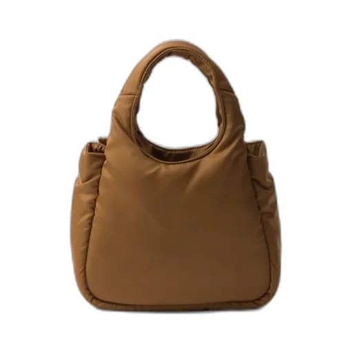 Padded Re-Nylon Mini-Bag With Bow