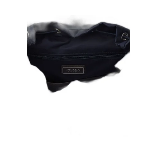 Re-Nylon And Leather Backpack