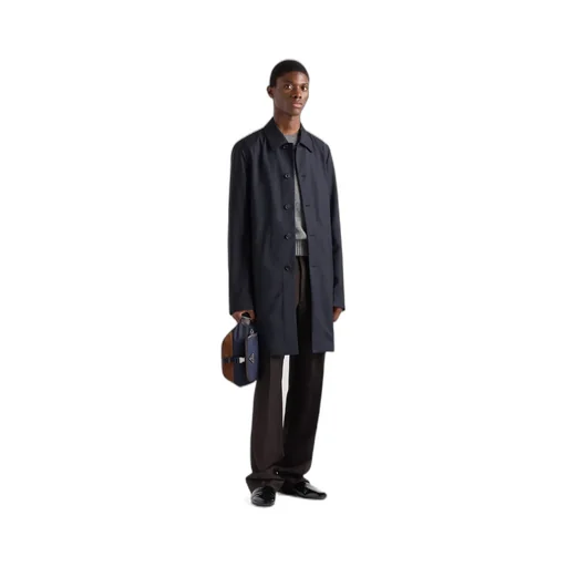 Re-Nylon And Leather Belt Bag