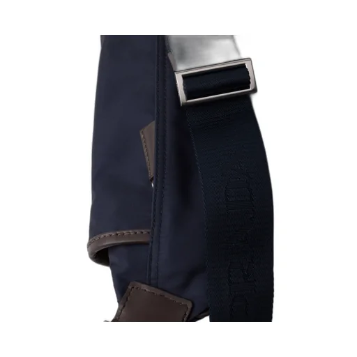 Re-Nylon And Leather Belt Bag