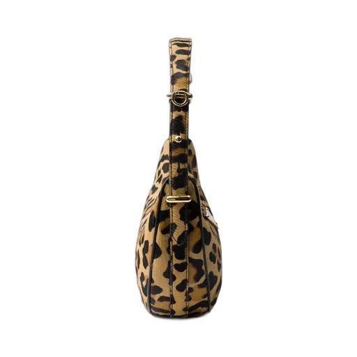 Prada Arqué Printed Leather Shoulder Bag