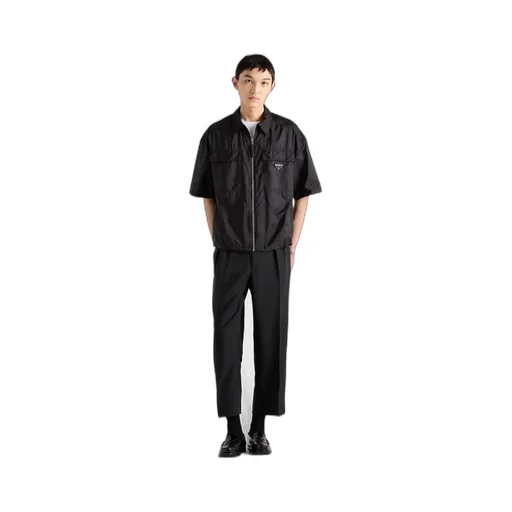 Short-Sleeve Light Re-Nylon Shirt