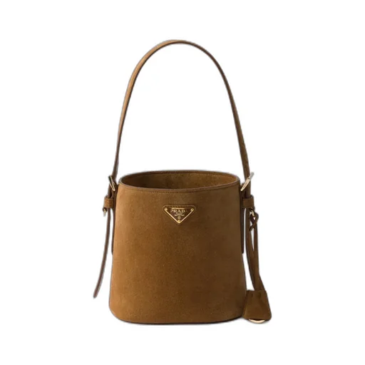 Suede Mini Bucket Bag