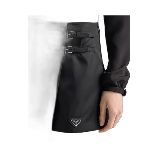 Re-Nylon Wraparound Miniskirt