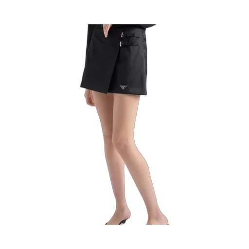 Re-Nylon Wraparound Miniskirt