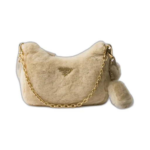 Prada Re-Edition Shearling Mini-Bag