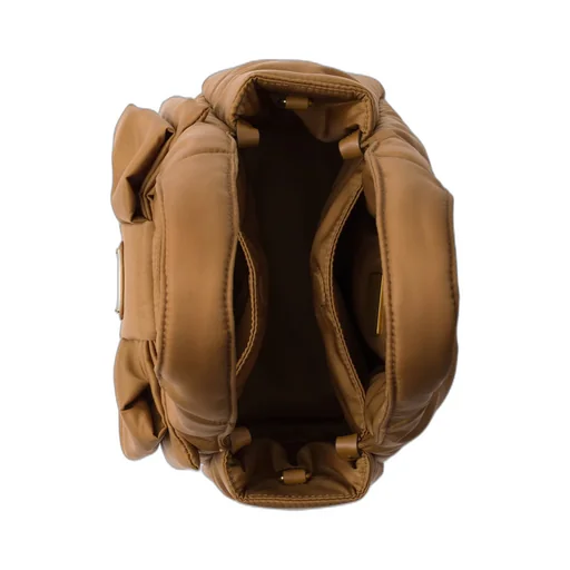 Padded Re-Nylon Mini-Bag With Bow