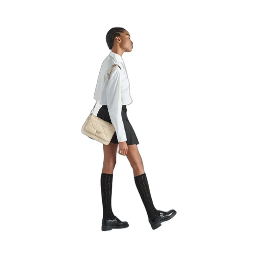 Padded Re-Nylon Shoulder Bag