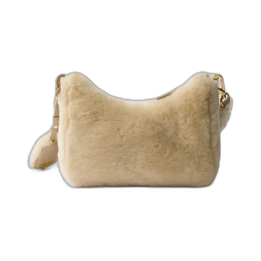 Prada Re-Edition Shearling Mini-Bag