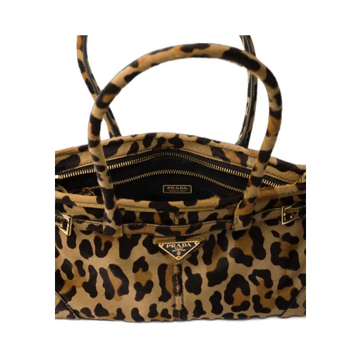 Prada Bonnie Medium Printed Leather Handbag
