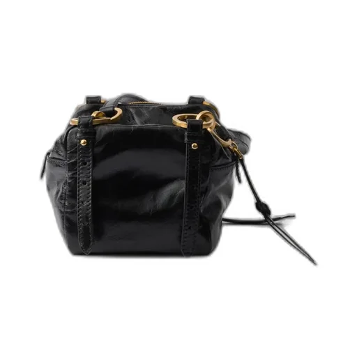 Prada Dangle Leather Top-Handle Mini-Bag