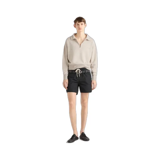Long-Sleeved Cotton Polo Shirt
