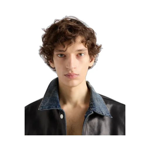 Denim And Leather Jacket