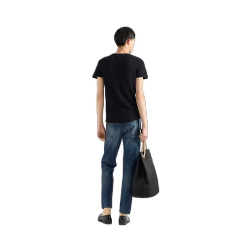 Short-Sleeved Cashmere Sweater