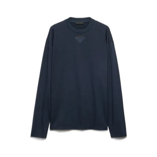 Long-Sleeved Cotton T-Shirt
