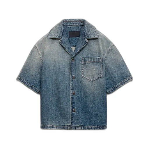 Denim Bowling Shirt