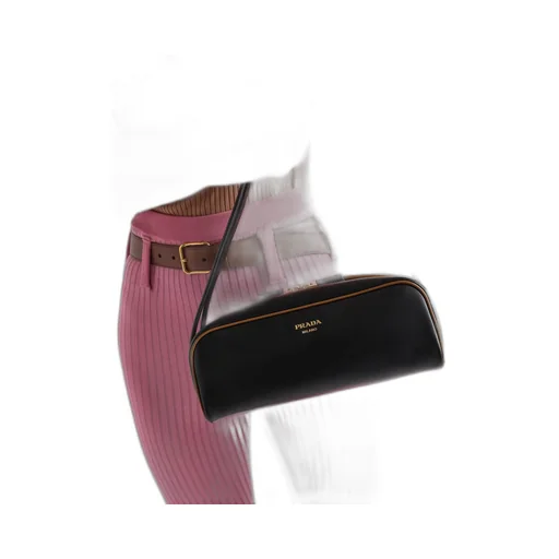 Prada Swing Smooth Leather Shoulder Bag