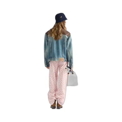 Floral Print Batiste Pants