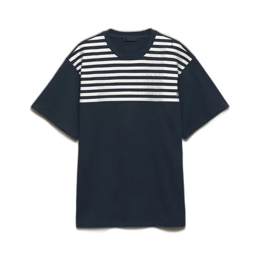 Oversized Striped Cotton T-Shirt