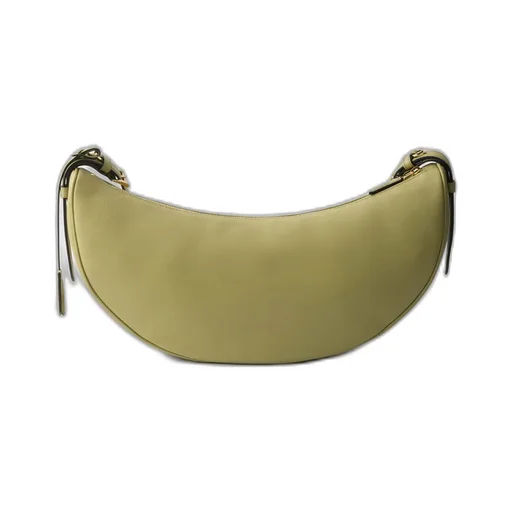 Prada Demi-Lune Large Leather Shoulder Bag
