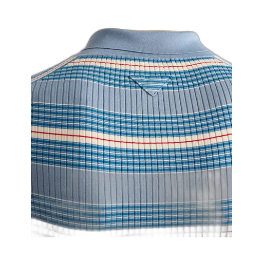 Striped Cotton Polo Shirt