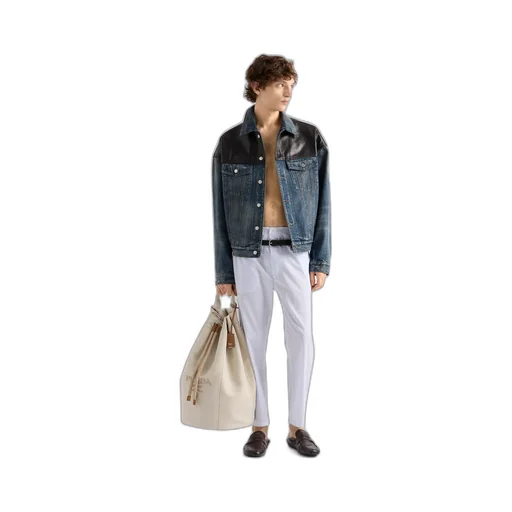 Striped Poplin Pants