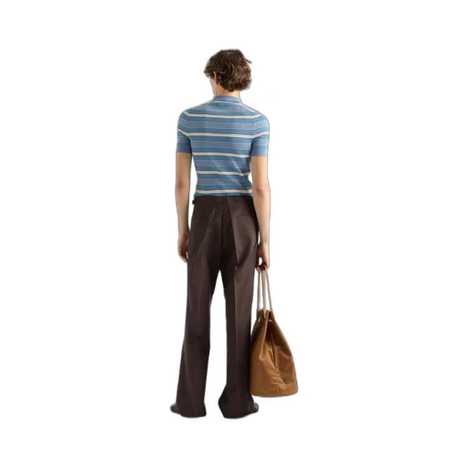 Striped Cotton Polo Shirt
