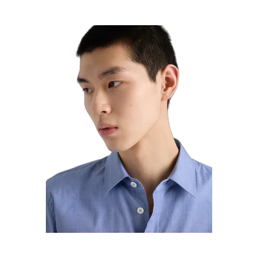 Short-Sleeved Cotton Shirt