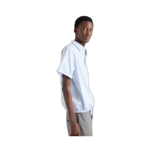 Short-Sleeved Cotton Shirt