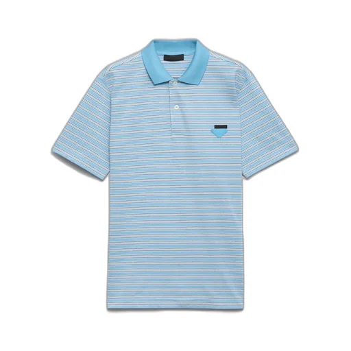 Striped Cotton Polo Shirt