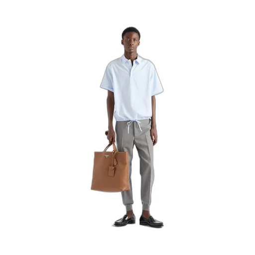 Short-Sleeved Cotton Shirt