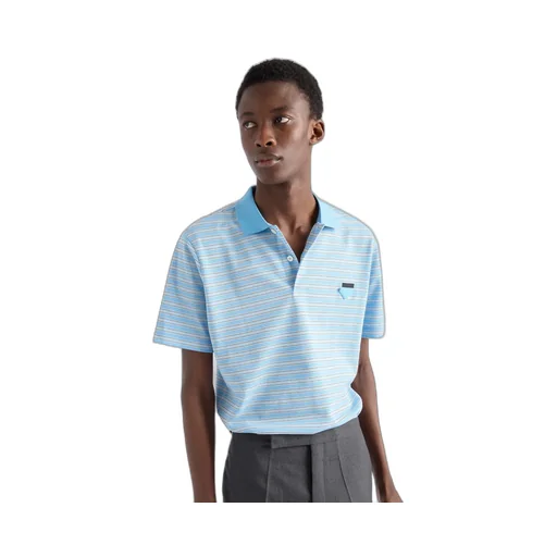 Striped Cotton Polo Shirt