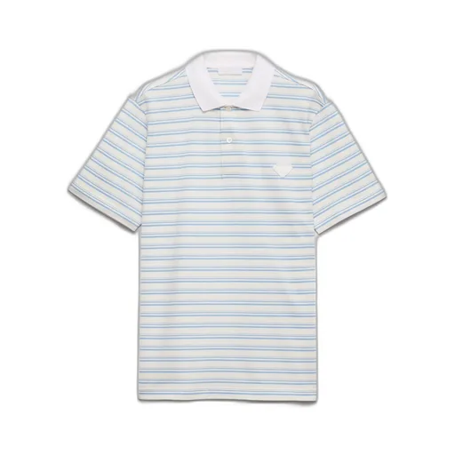 Striped Cotton Polo Shirt