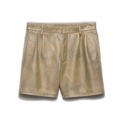 Nappa Leather Bermudas