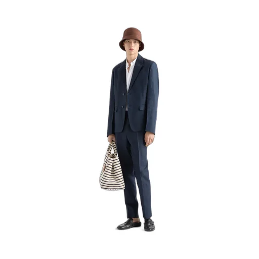 Single-Breasted Linen Jacket