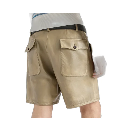 Nappa Leather Bermudas