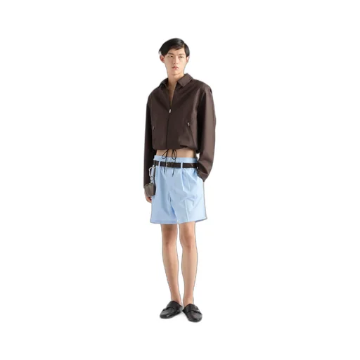 Mohair And Silk Blouson Jacket