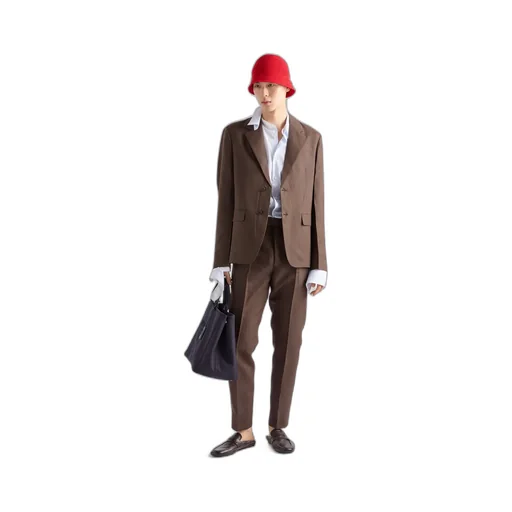Single-Breasted Linen Jacket