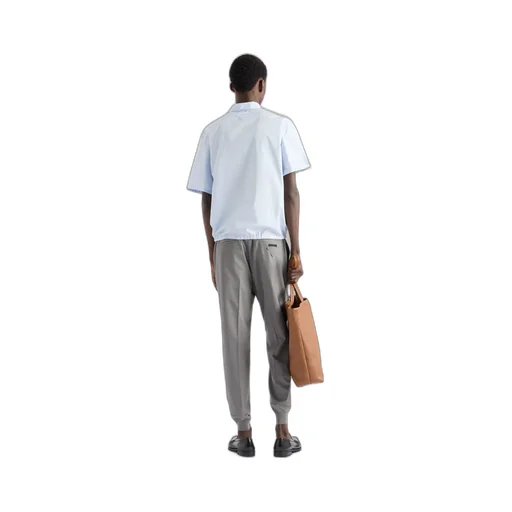 Short-Sleeved Cotton Shirt
