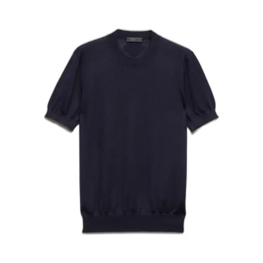 Short-Sleeved Cashmere And Silk Sweater