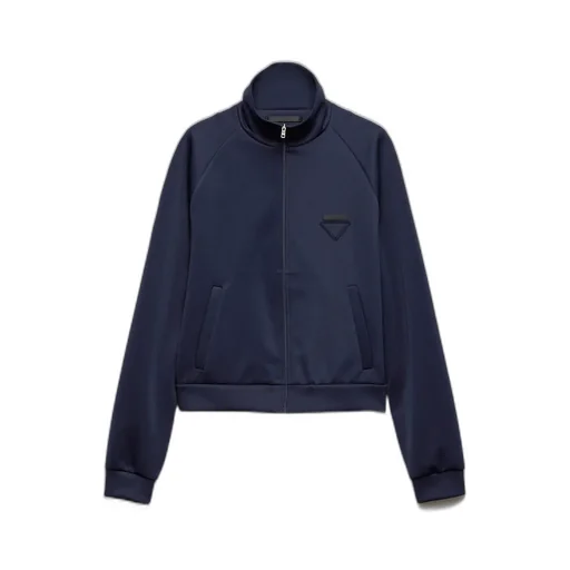 Zippered Technical Fabric Jacket
