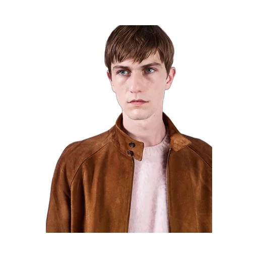 Suede Bomber Jacket