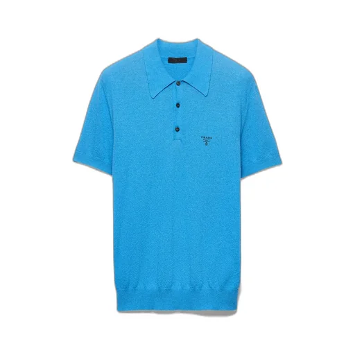 Short-Sleeved Cotton Polo Shirt