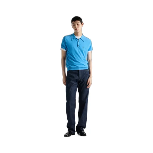 Short-Sleeved Cotton Polo Shirt