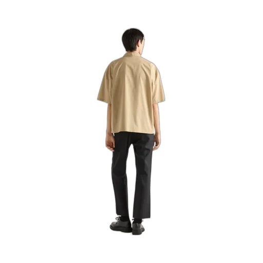 Short-Sleeved Technical Cotton Shirt