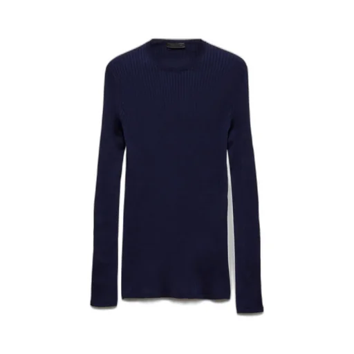 Ribbed Cotton Crew-Neck Sweater