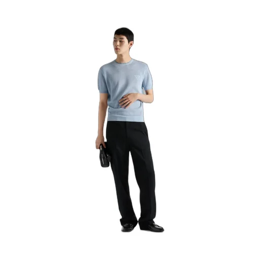 Silk And Cotton Crew-Neck Sweater