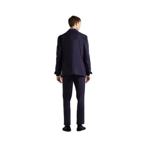 Single-Breasted Cotton Blend Jacket